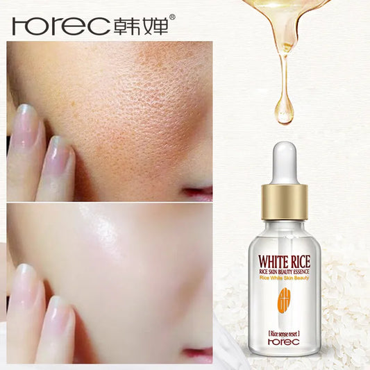 Rorec White Rice Serum for Glowing Whitening Brightening Face 15ml