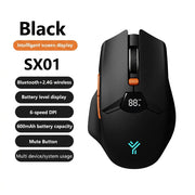 Warvank SX01 Wireless Gaming Mouse | Smart Display, 6-Level DPI & Rechargeable