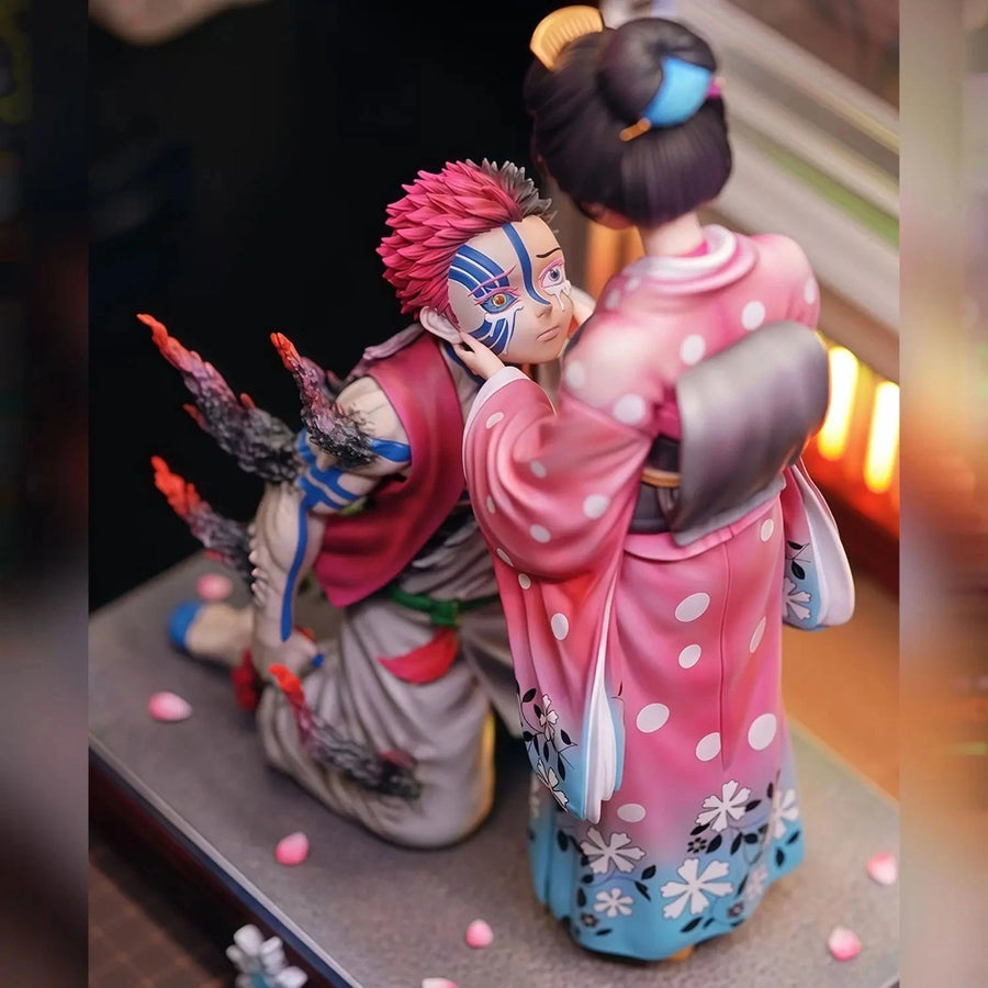 Demon Slayer Akaza Model Koyuki Statuer 27cm Figure Model Collectable Toy Gift