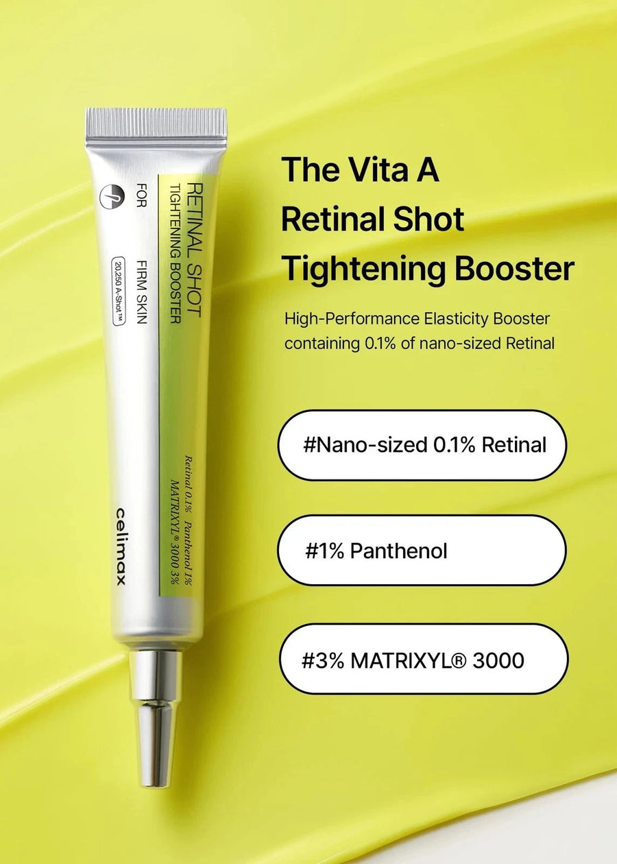 celimax Retinal Shot Tightening Booster 0.5OZ Anti Aging Firming Skin K beauty