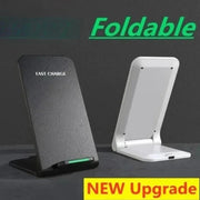 Wireless Fast Charger Charging Pad Stand Dock For Samsung Galaxy iPhone Phone