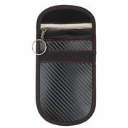 2 Pack Faraday Bag for Key Fob Cage Protector Car RFID Signal Blocking Bag Black