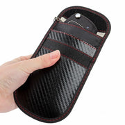 2 Pack Faraday Bag for Key Fob Cage Protector Car RFID Signal Blocking Bag Black